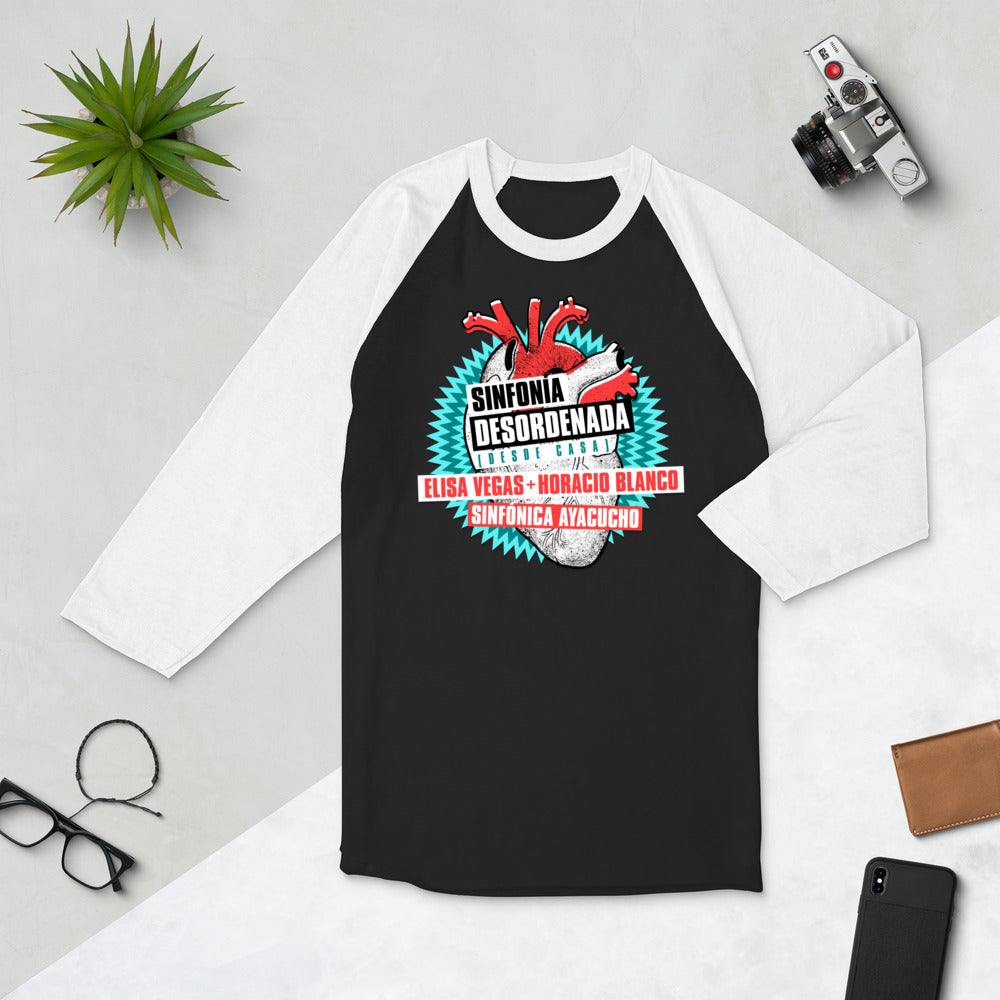 Camiseta Sinfonía Desordenada Baseball