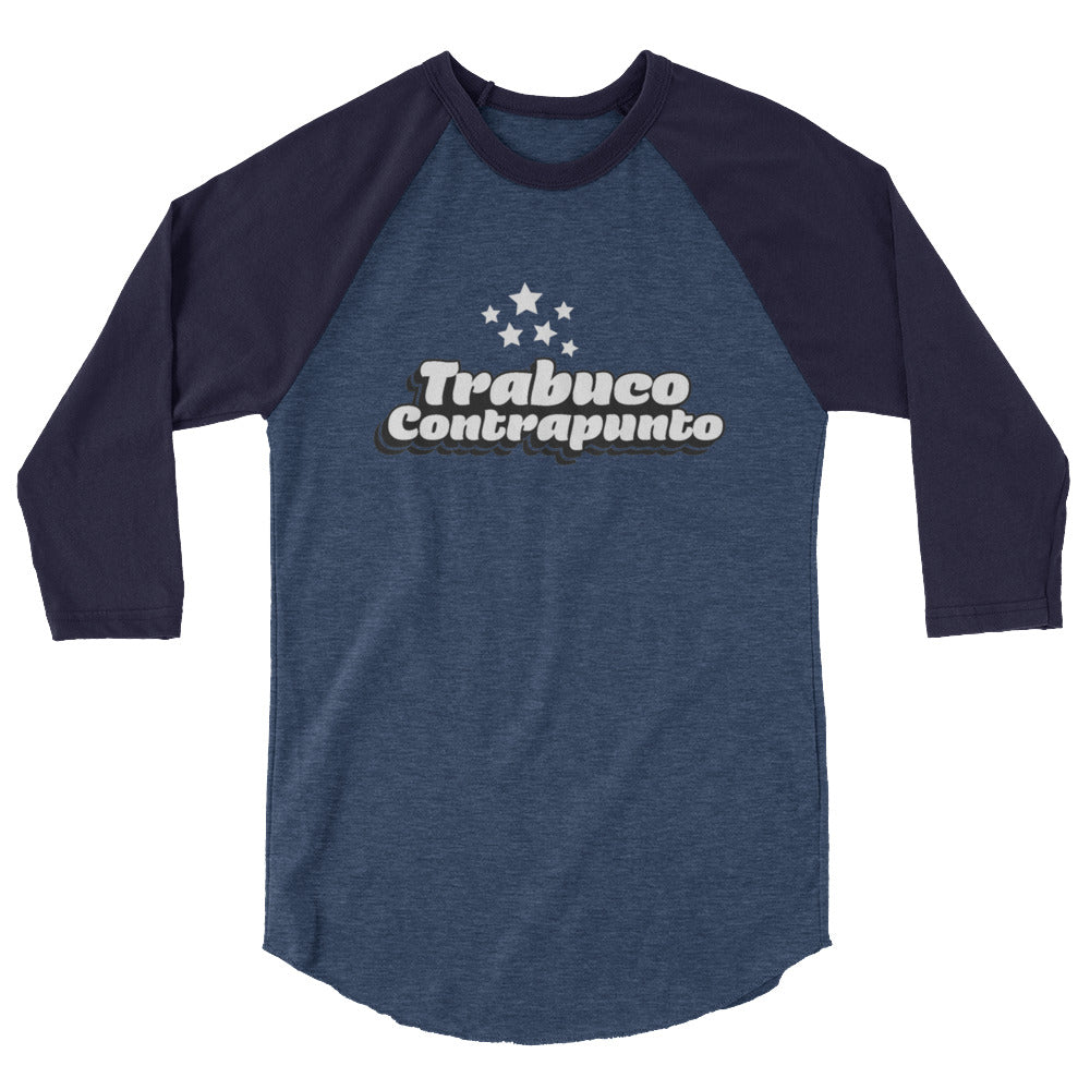 Trabuco Contrapunto Denim Navy 3/4 sleeve raglan shirt