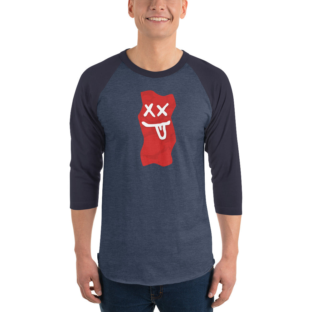 Adokito 3/4 sleeve raglan shirt