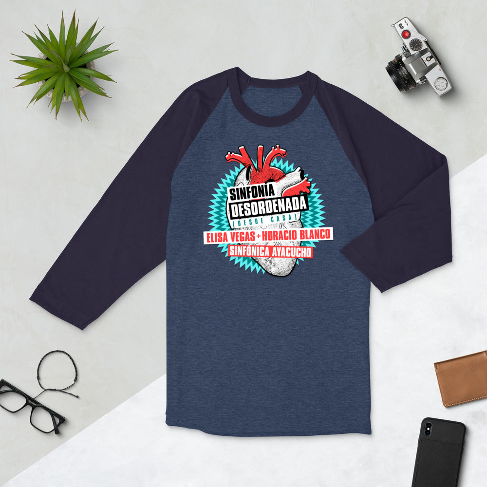 Camiseta Sinfonía Desordenada Baseball
