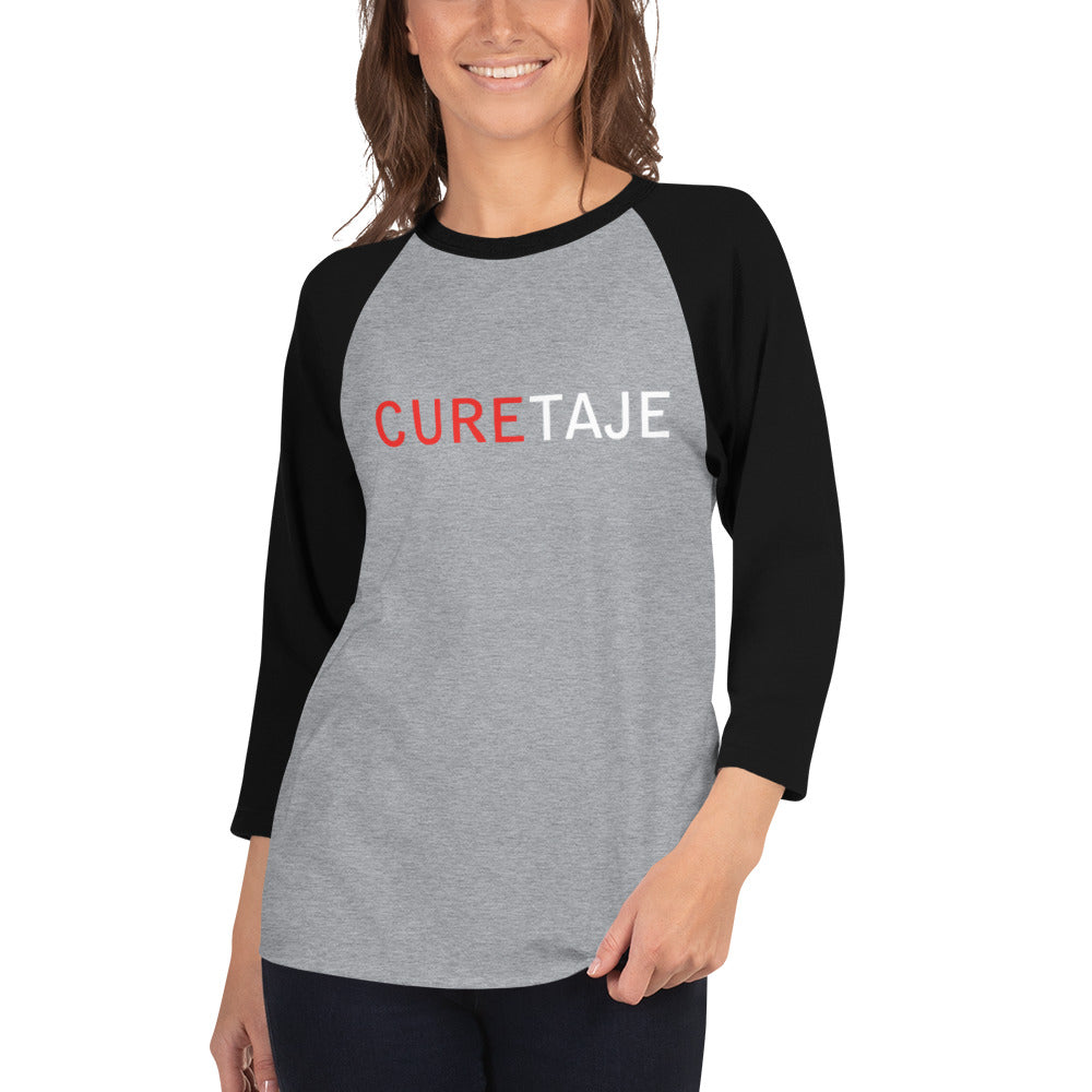 Curetaje Dark Colors 3/4 sleeve raglan shirt