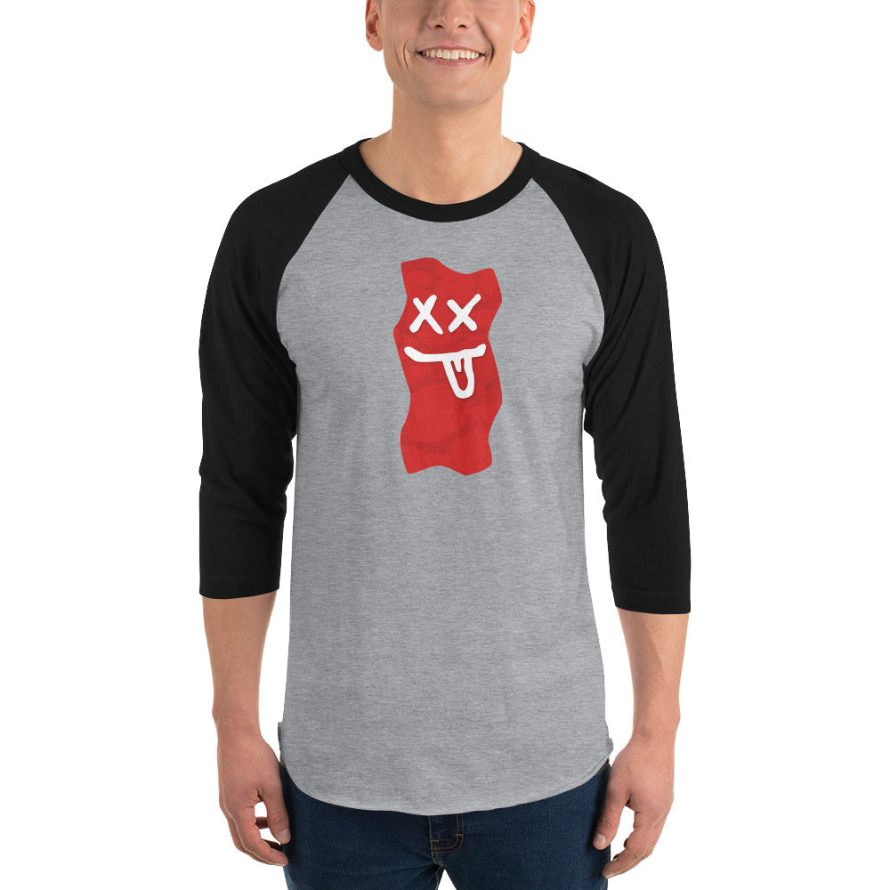 Adokito 3/4 sleeve raglan shirt