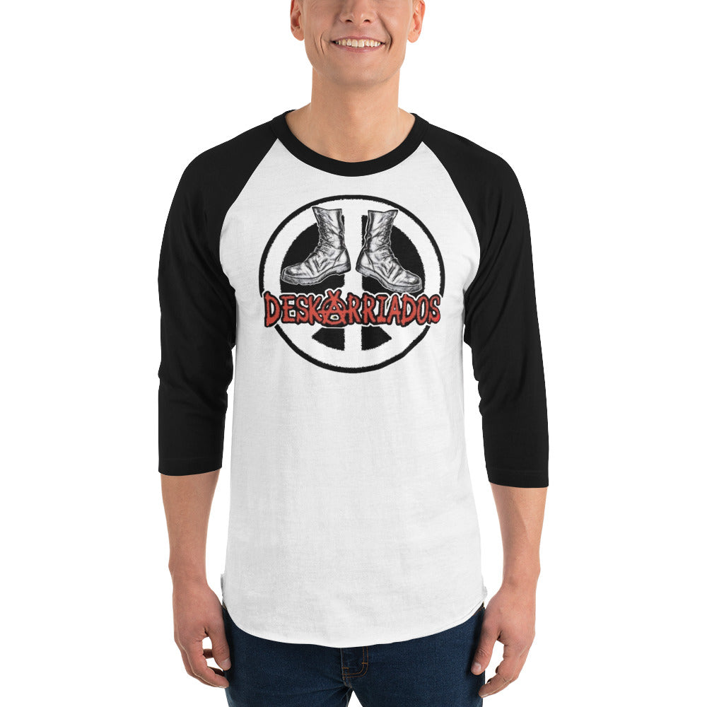 Deskarriados Classic Logo 3/4 sleeve raglan shirt