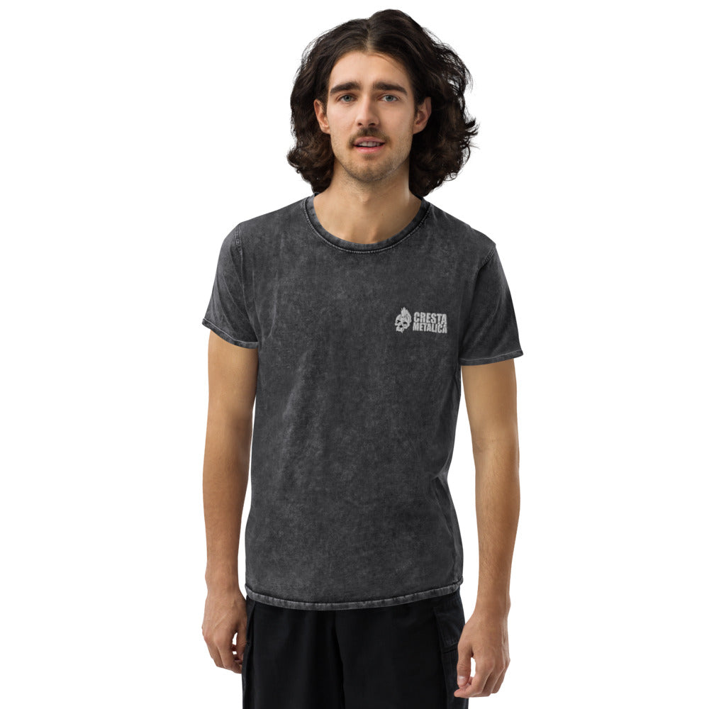 Cresta Metalica Denim Black T-Shirt
