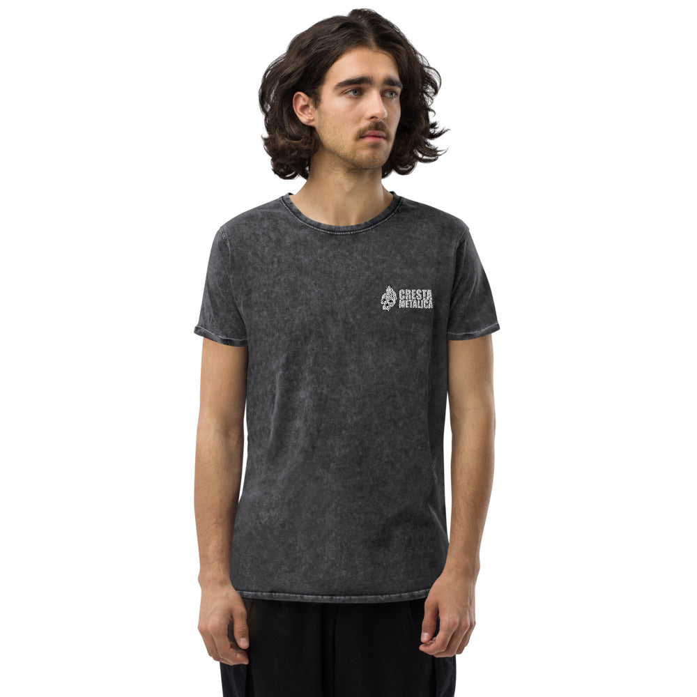Cresta Metalica Denim Black T-Shirt