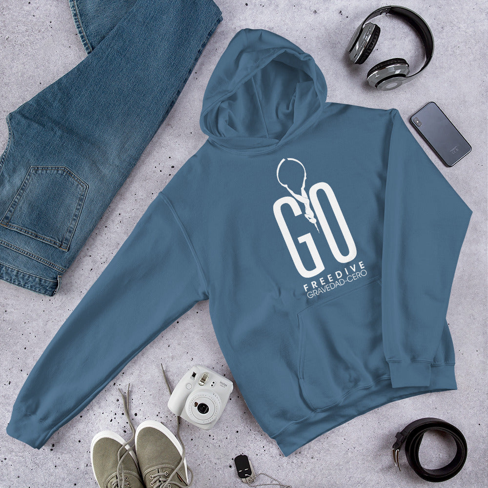 Freedive G0 Indigo Blue Unisex Hoodie