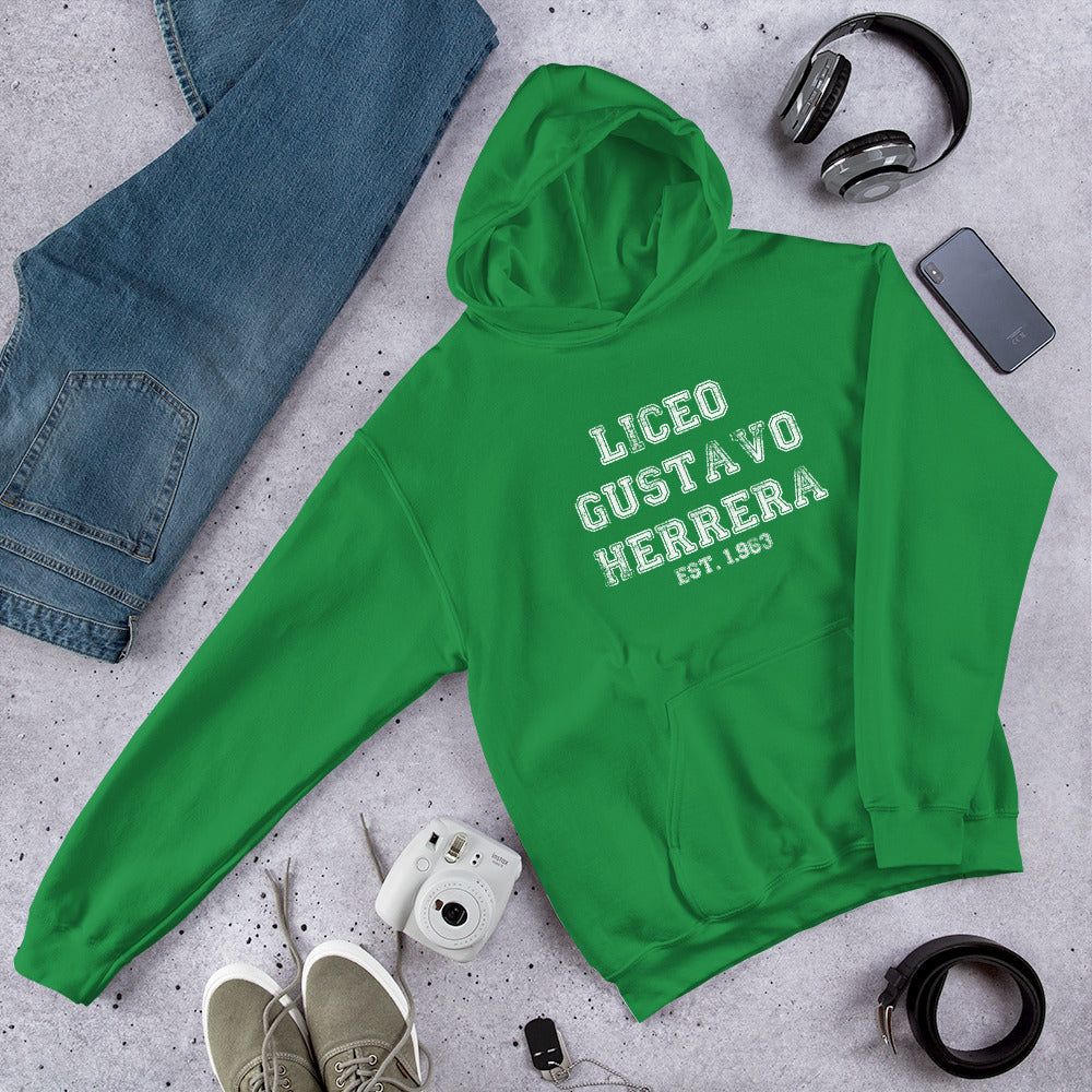 Sudadera con capucha unisex Liceo Gustavo Herrera