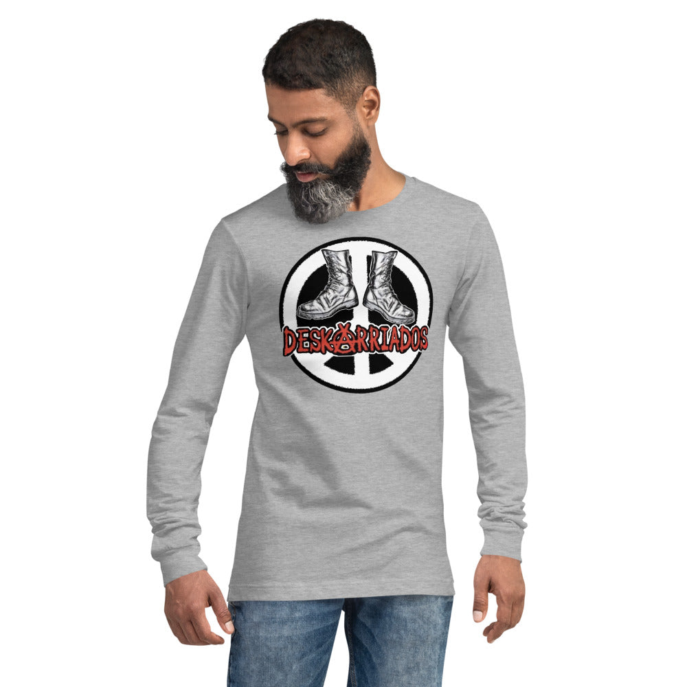 Deskarriados Classic Logo Sport Grey Unisex Long Sleeve Tee