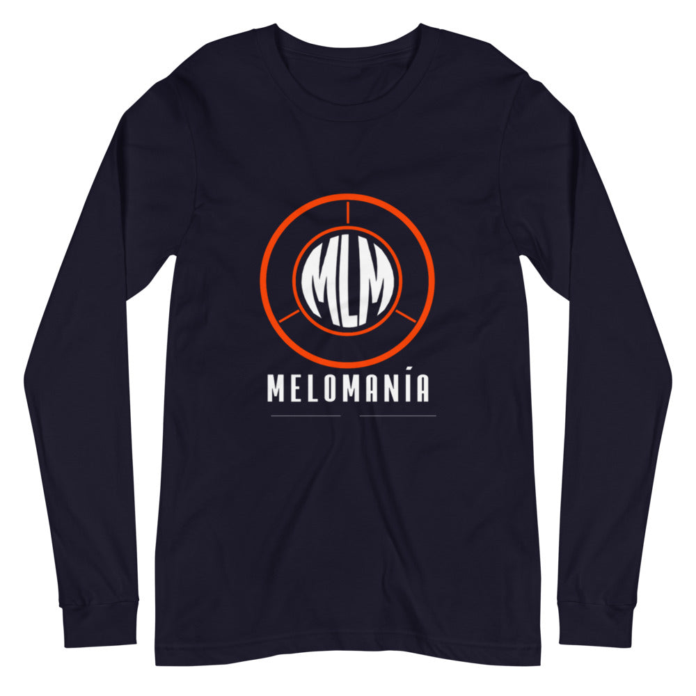 Melomania Unisex Long Sleeve Tee Navy