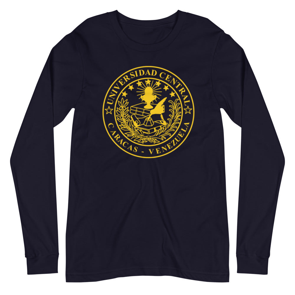 Camiseta UCV Gold Navy manga larga unisex