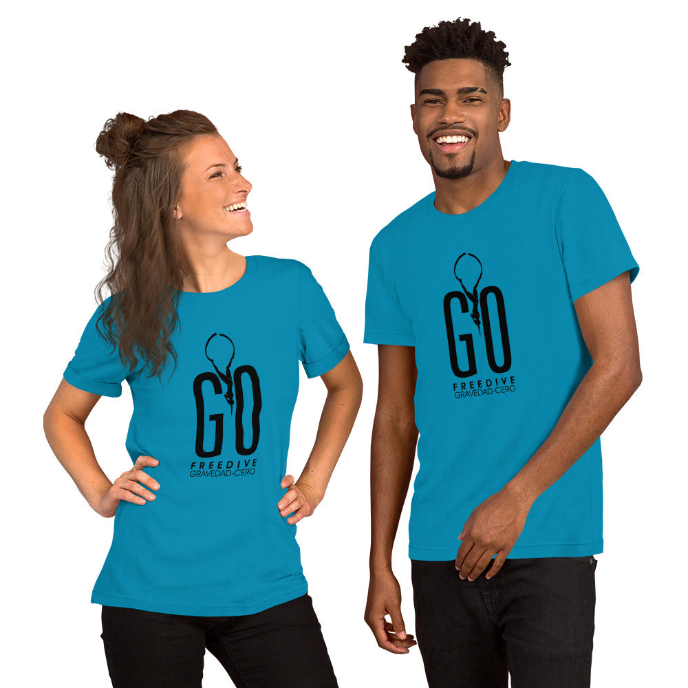 Freedive G0 Aqua Short-Sleeve Unisex T-Shirt