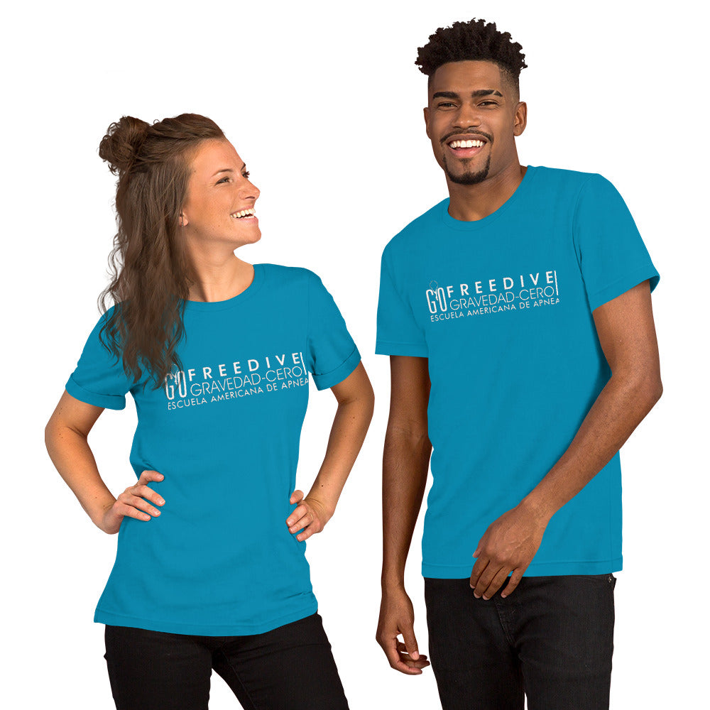 Freedive G0 EA de Apnea white Short-Sleeve Unisex T-Shirt