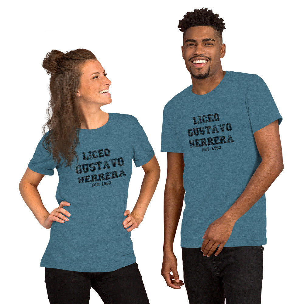 Camiseta de manga corta unisex Liceo Gustavo Herrera
