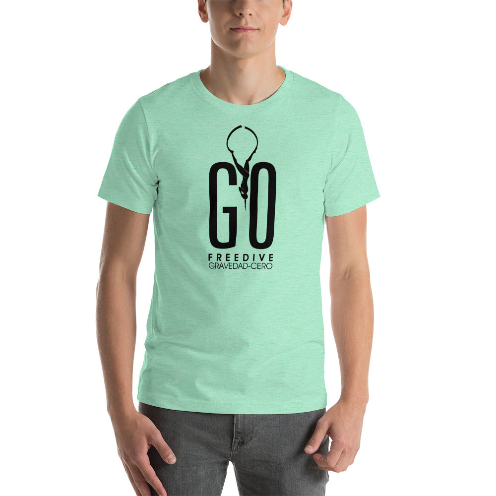 Freedive G0 Heather Mint Short-Sleeve Unisex T-Shirt