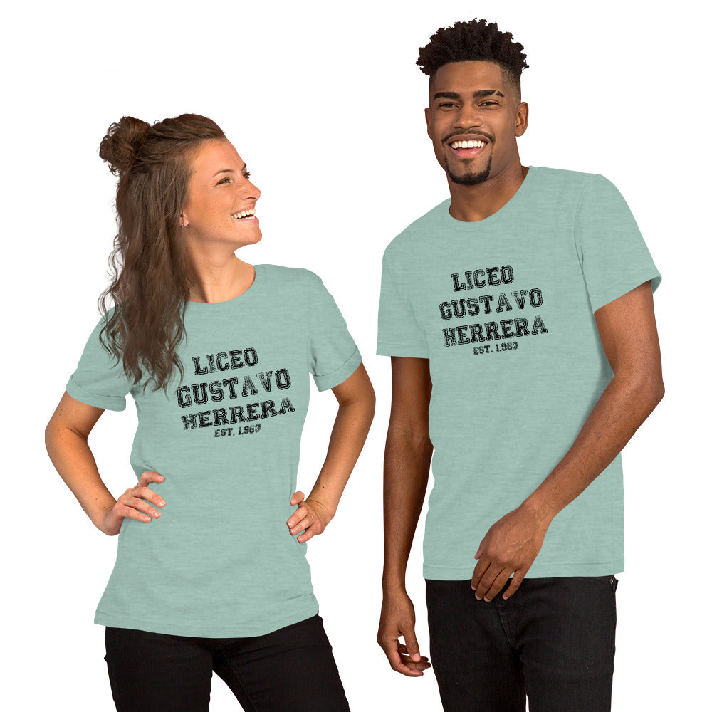 Camiseta de manga corta unisex Liceo Gustavo Herrera