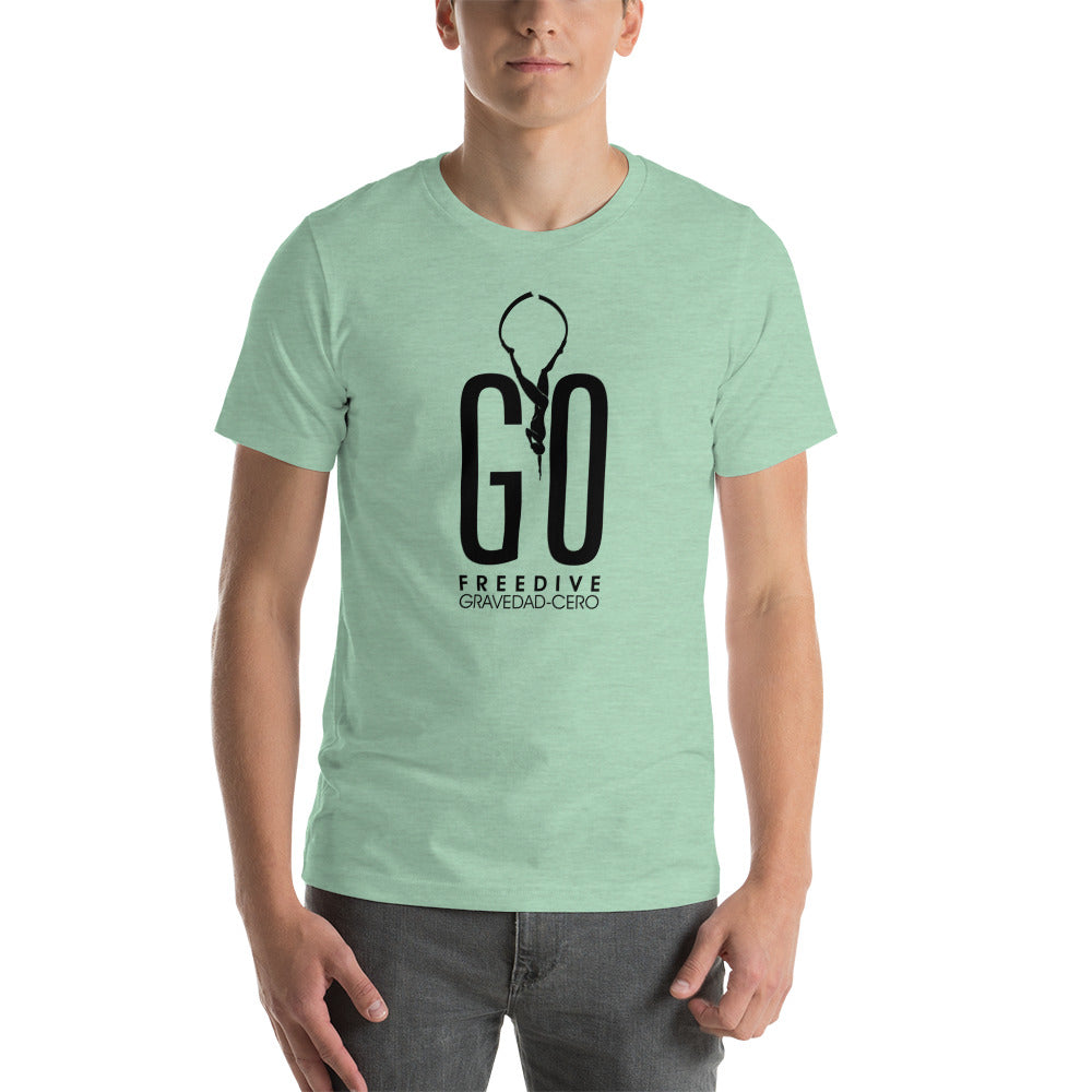 Freedive G0 Heather Prism Mint Short-Sleeve Unisex T-Shirt