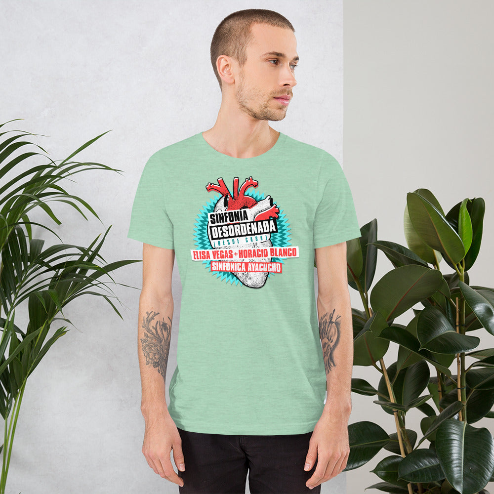 Camiseta Sinfonía Desordenada Heather Prism Mint