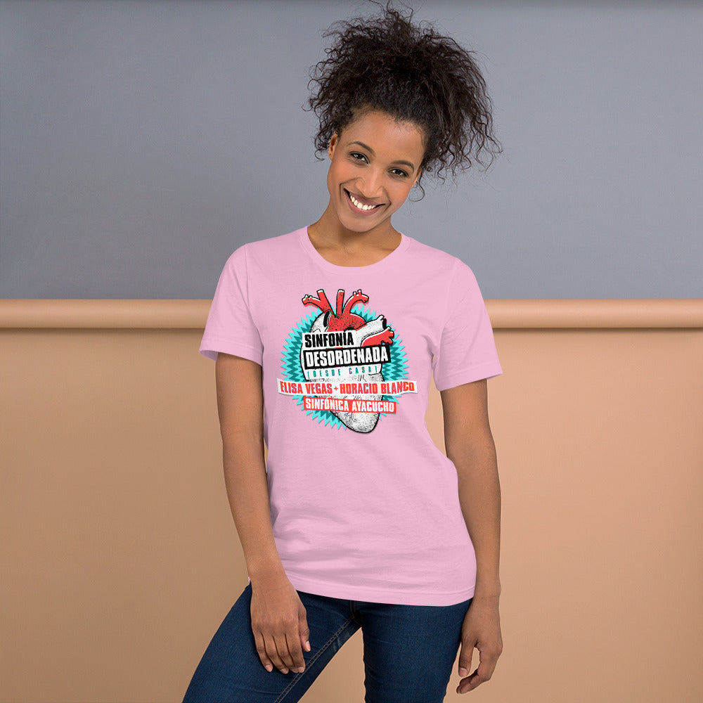 Camiseta Sinfonía Desordenada Lila