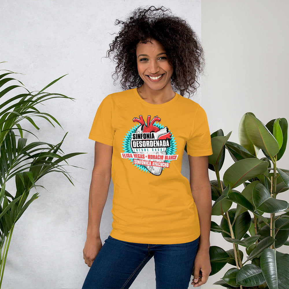 Camiseta Sinfonía Desordenada Mustard