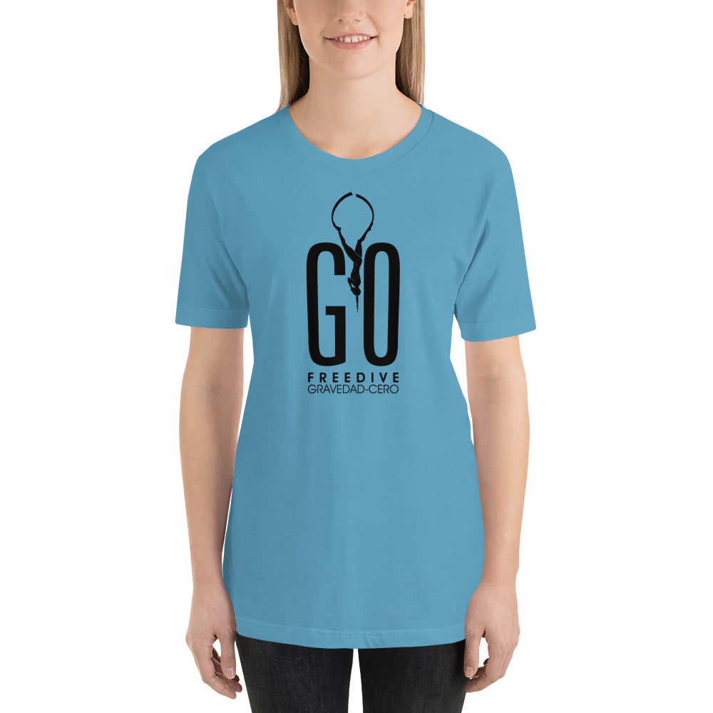 Freedive G0 Ocean Blue Short-Sleeve Unisex T-Shirt