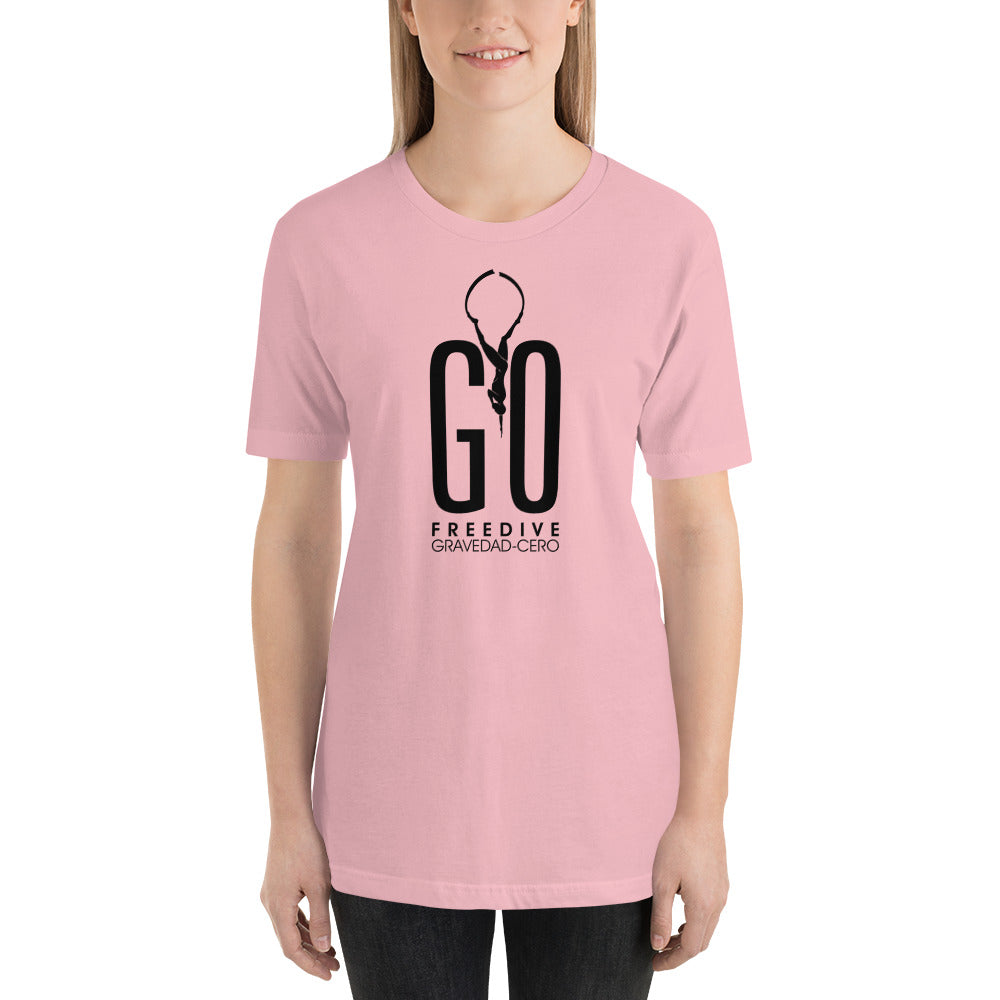 Freedive G0 Pink Short-Sleeve Unisex T-Shirt