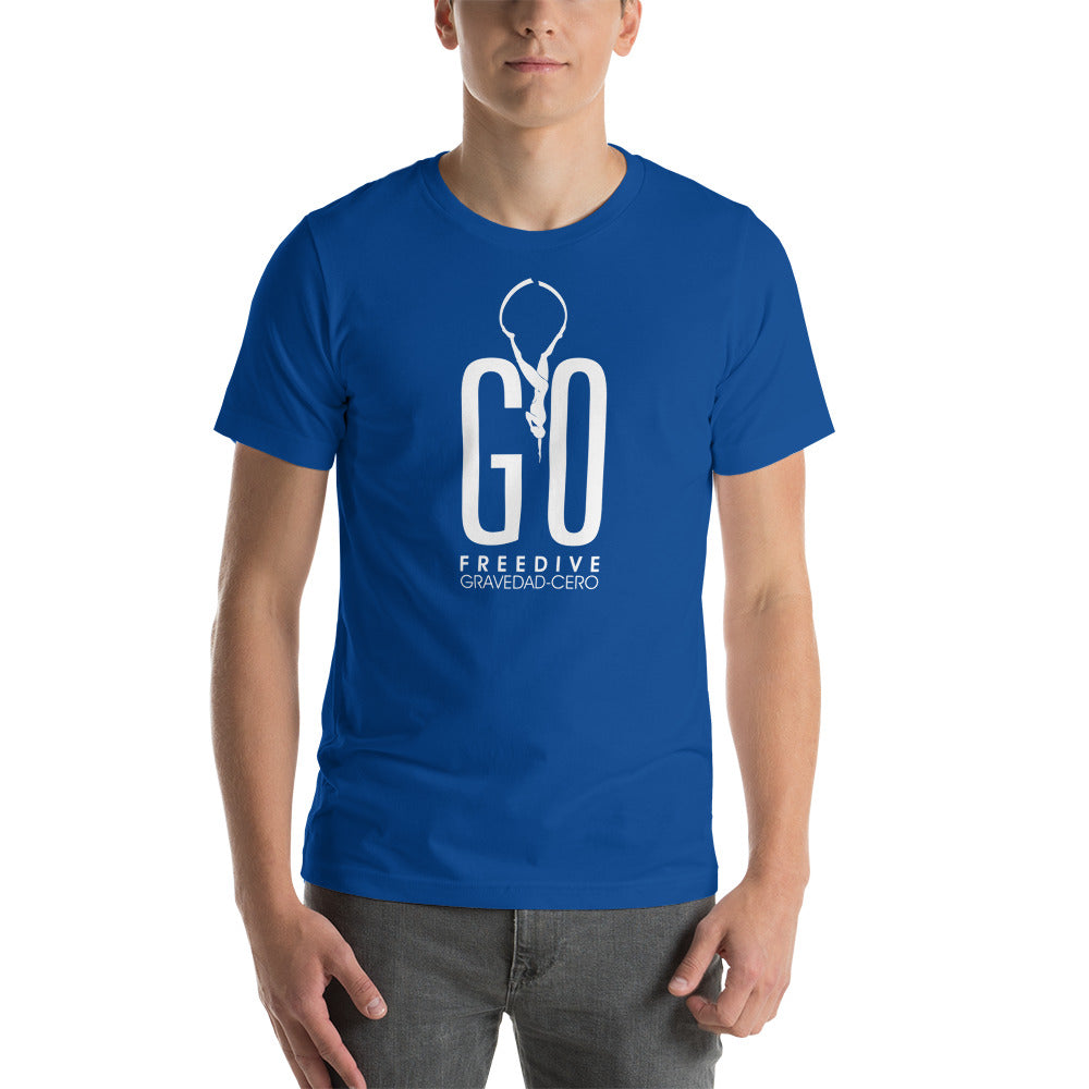 Freedive G0 Royal Blue Short-Sleeve Unisex T-Shirt