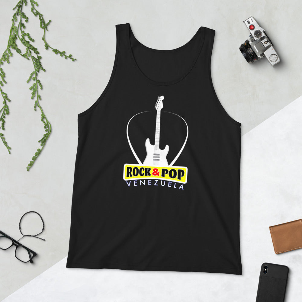 Rock & Pop Venezuela Dark Colors Unisex Tank Top