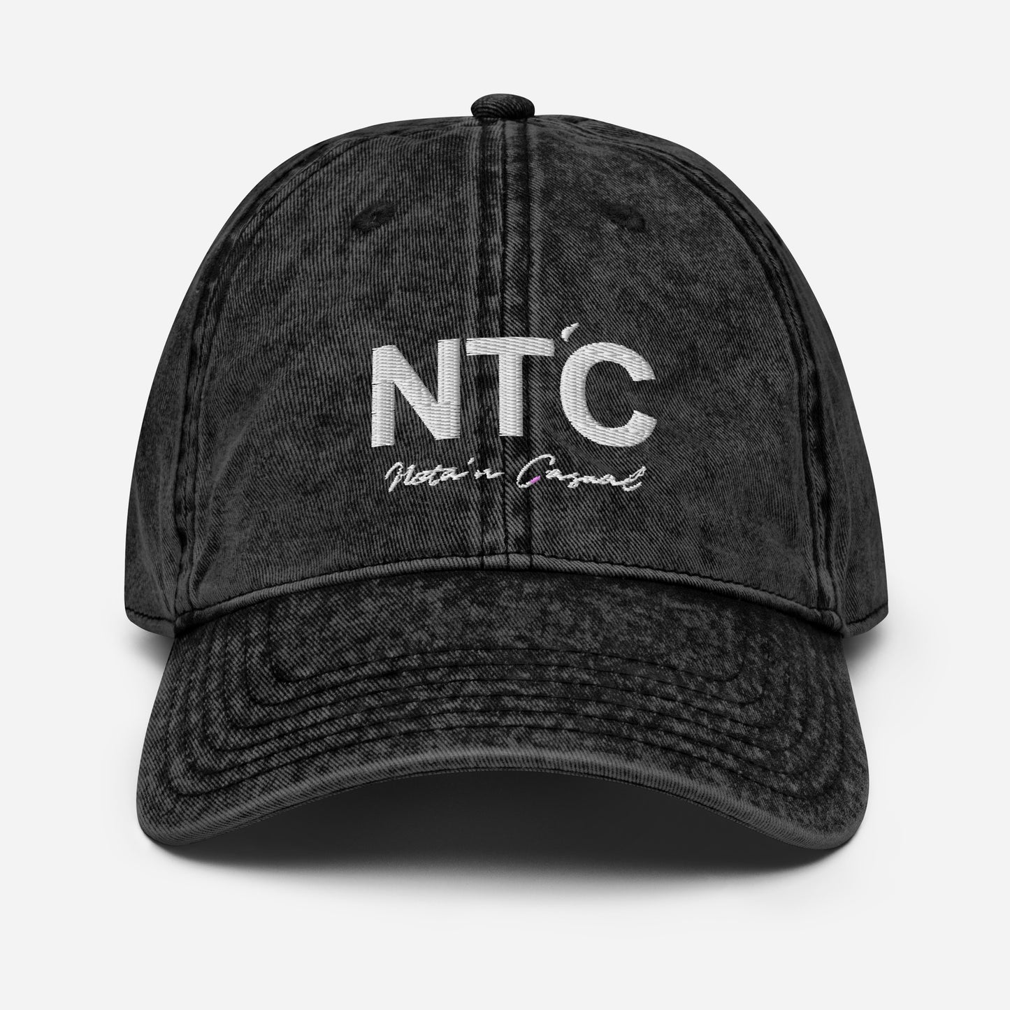 No Tan Casual Vintage Cotton Twill Cap