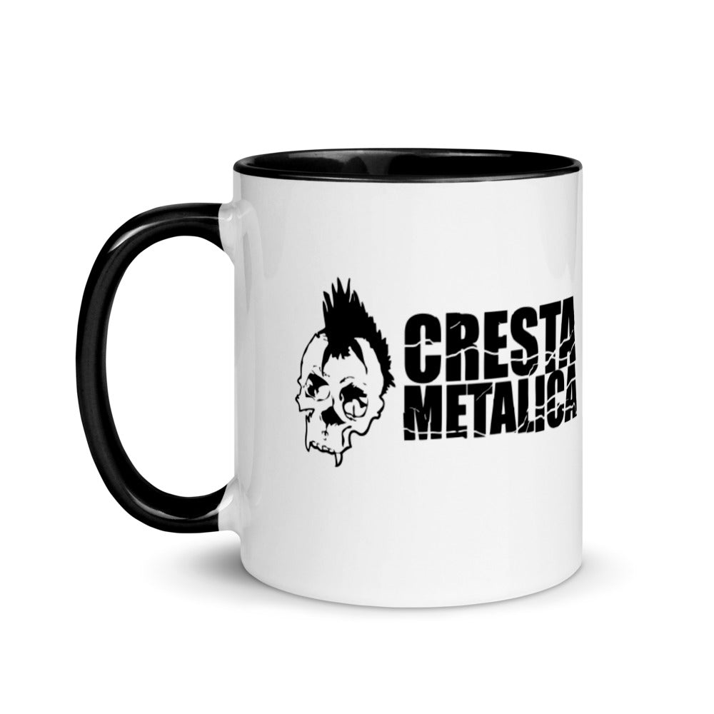 Cresta Metalica Mug with Black Color Inside