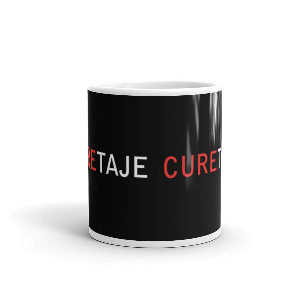 Curetaje Black glossy mug