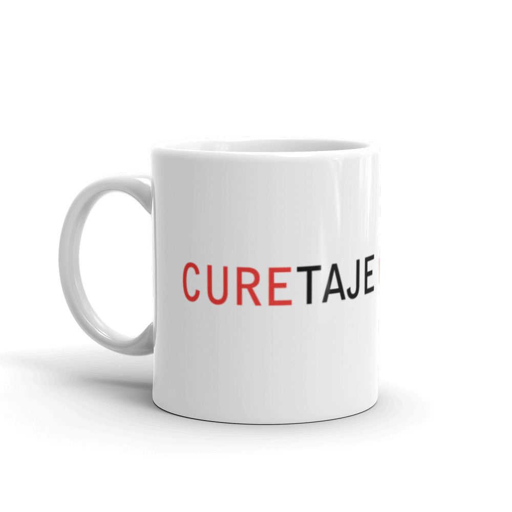 Curetaje White glossy mug