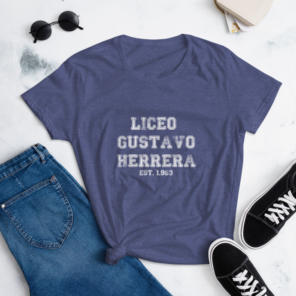 Camiseta de manga corta para mujer Liceo Gustavo Herrera
