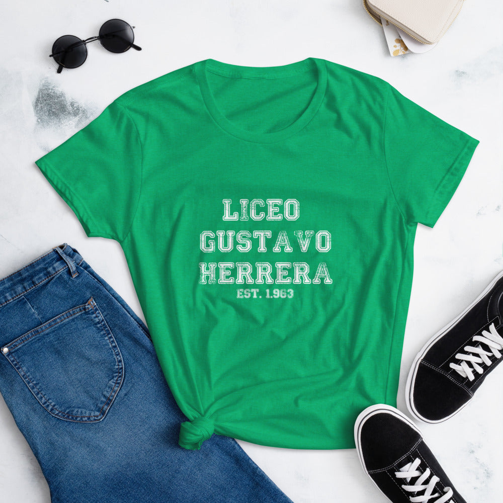 Camiseta de manga corta para mujer Liceo Gustavo Herrera