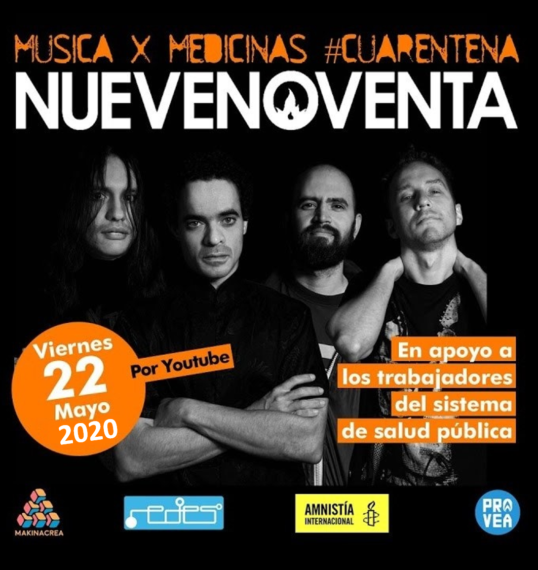 Nueve Noventa levantó su voz contra la corrupción en el Música por Medicinas