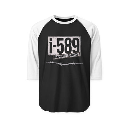 I589 Asylum Band Unisex Raglan Shirt