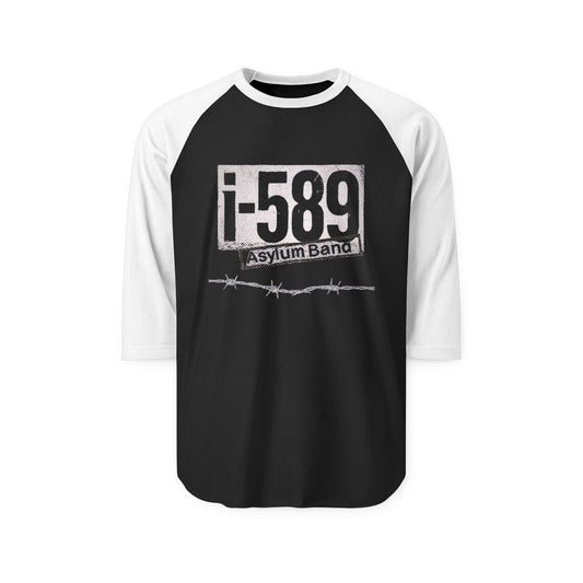 I589 Asylum Band Unisex Raglan Shirt