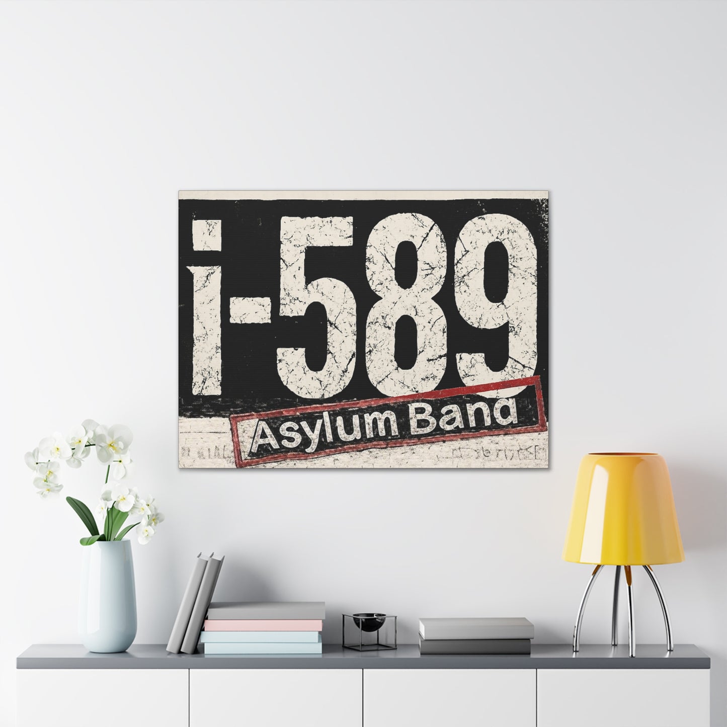 I589 Asylum Band Canvas Art Print