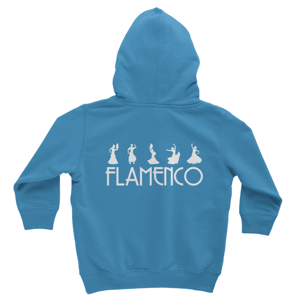 After School Dreams Flamenco Light Blue Kids Hoodie