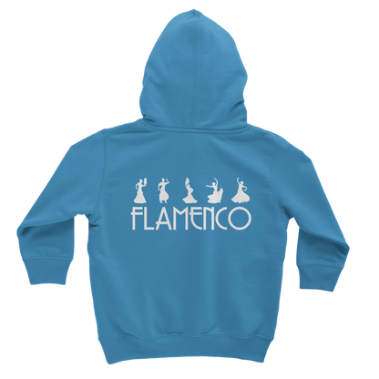 After School Dreams Flamenco Light Blue Kids Hoodie