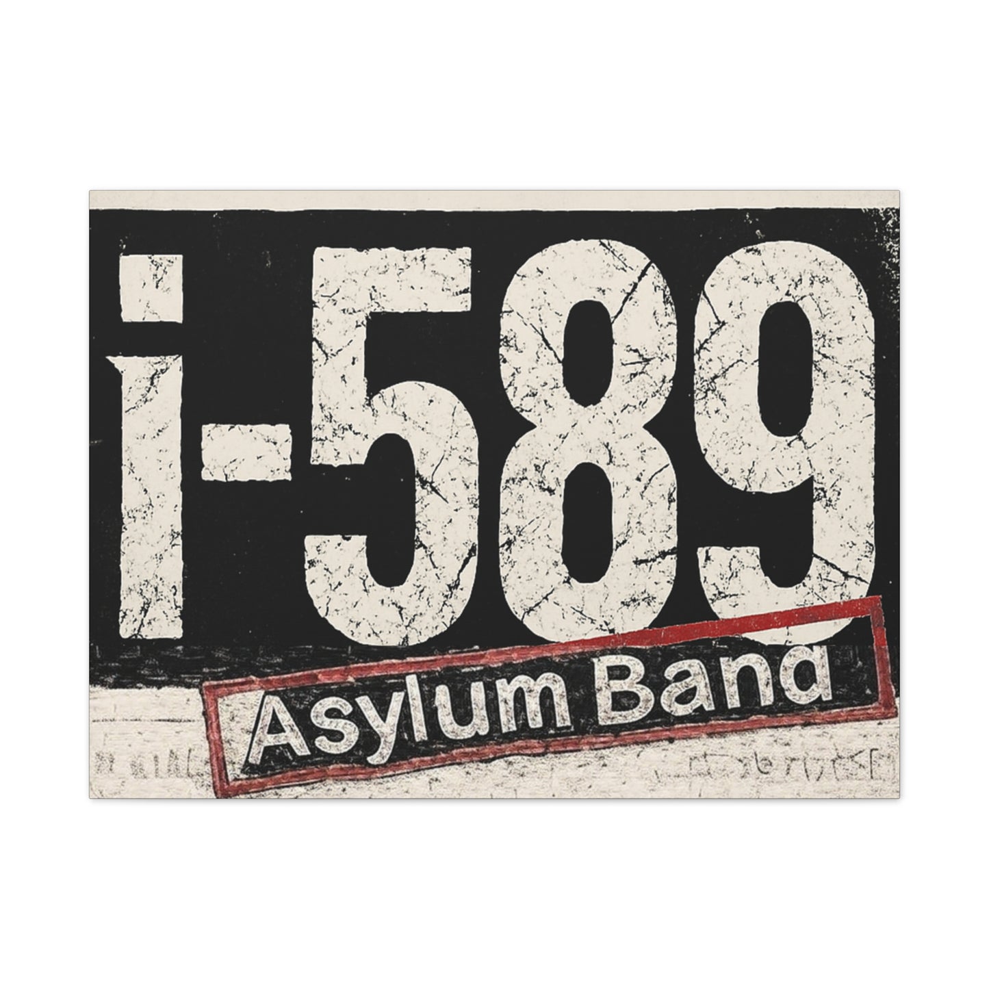 I589 Asylum Band Canvas Art Print