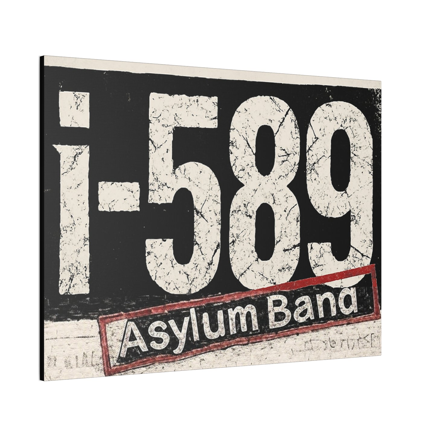 I589 Asylum Band Canvas Art Print
