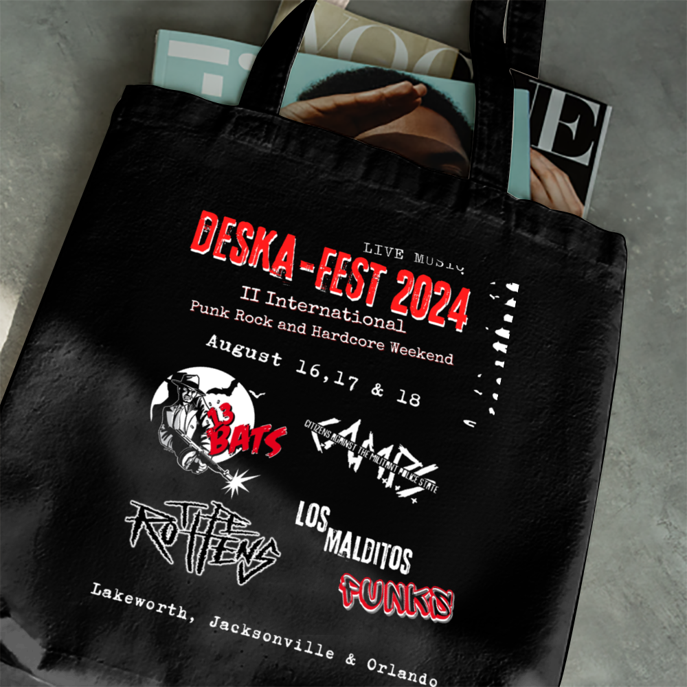 DESKA Fest 2024 Black Tote Bag