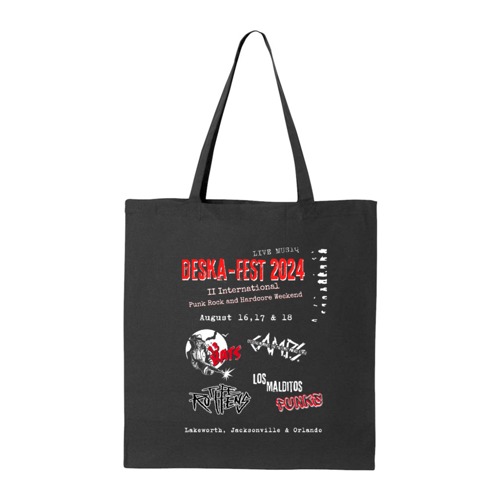 DESKA Fest 2024 Black Tote Bag