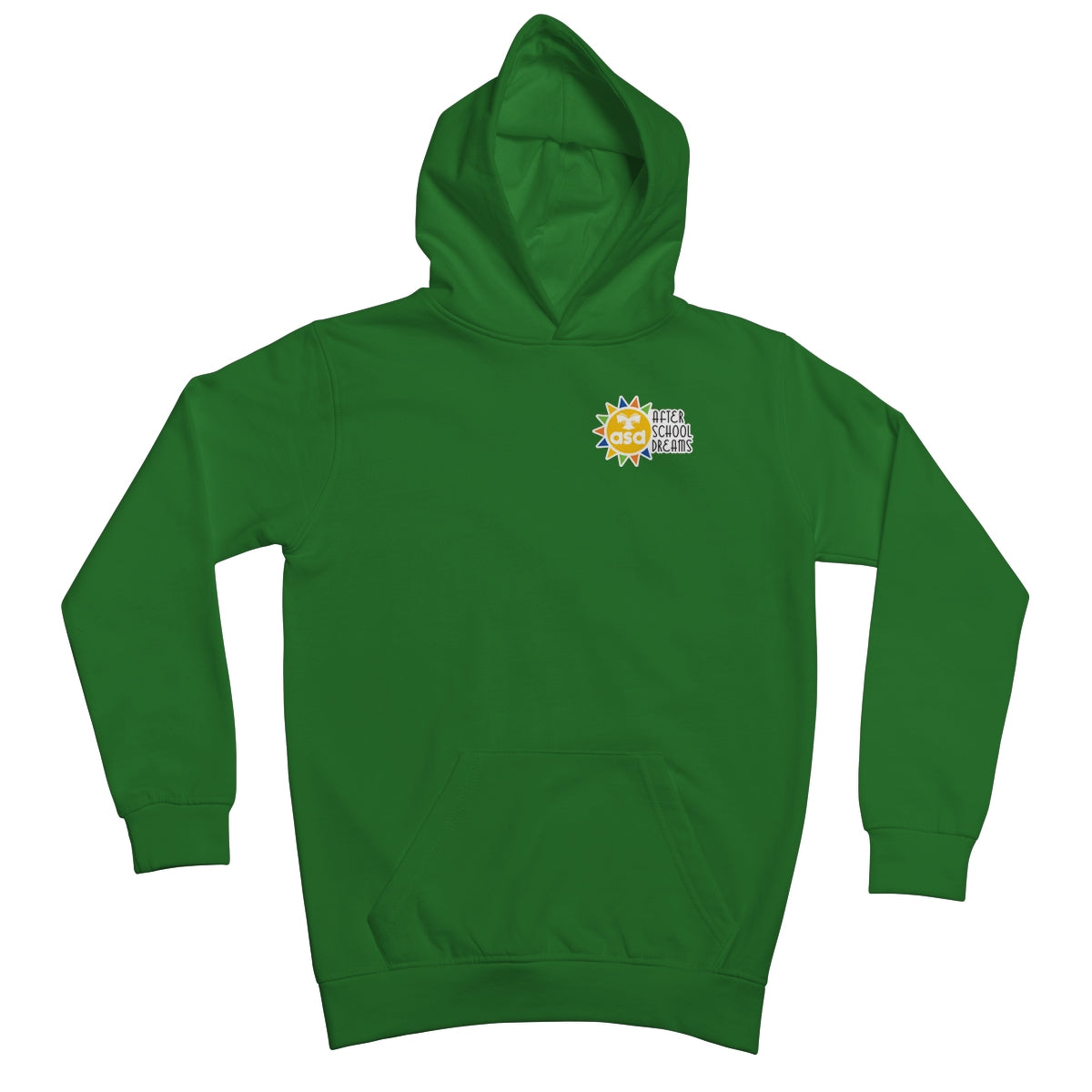 After School Dreams Tennis Green Kids Hoodie