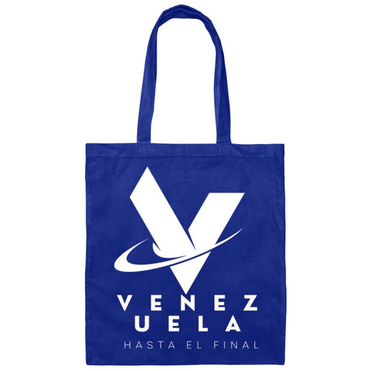 Venezuela Hasta el Final con Maria Corina Tote Bag Azul
