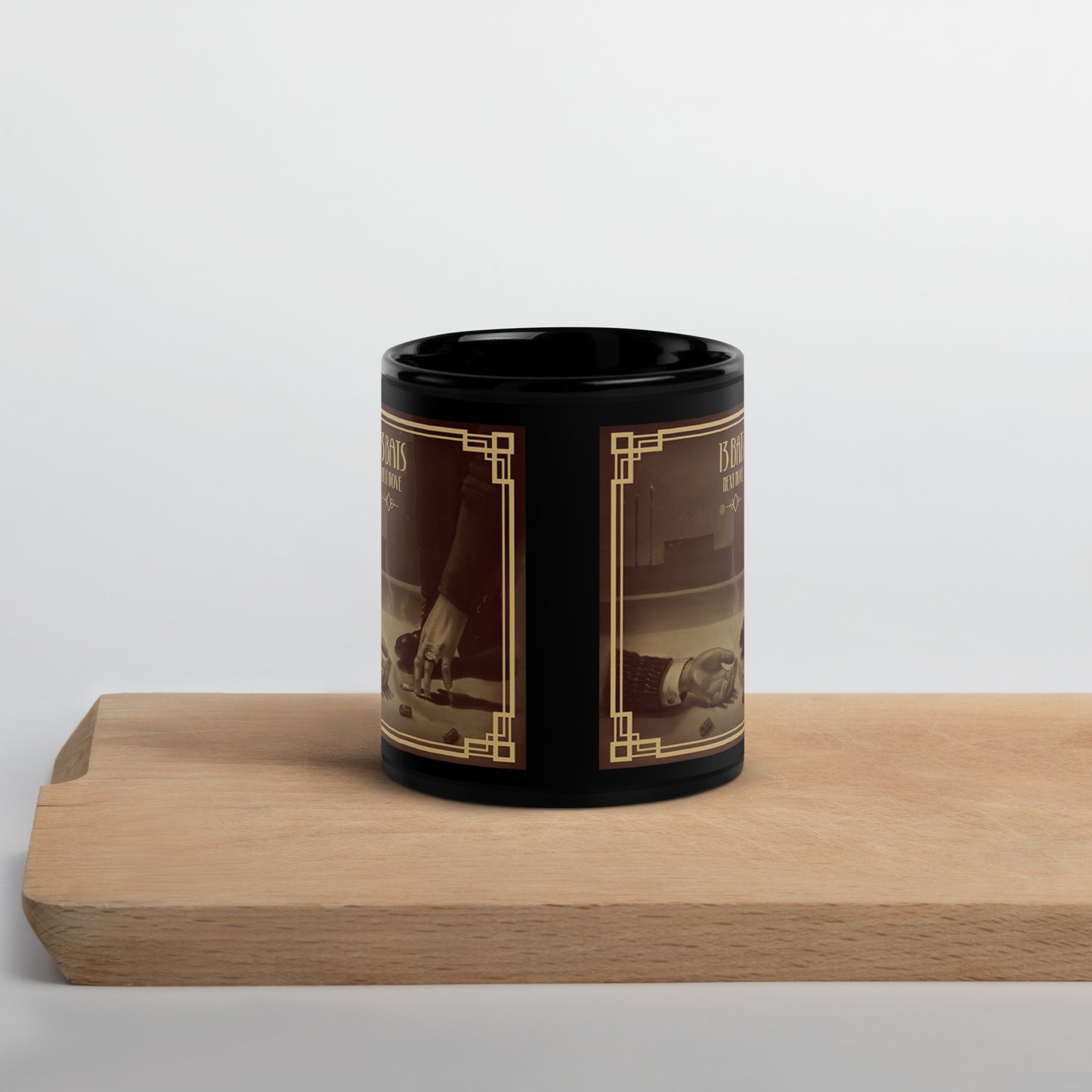 13 Bats Next Move Black Mug