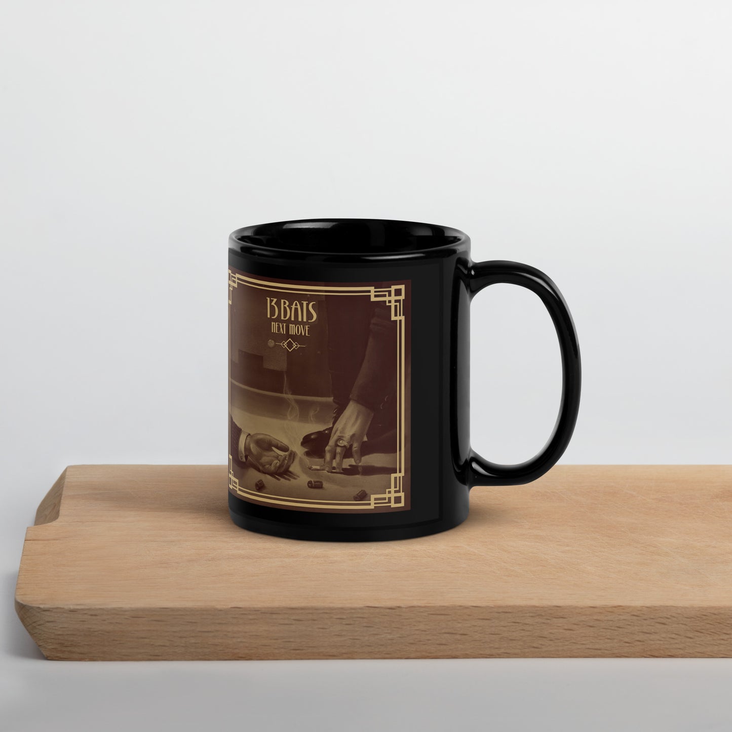 13 Bats Next Move Black Mug