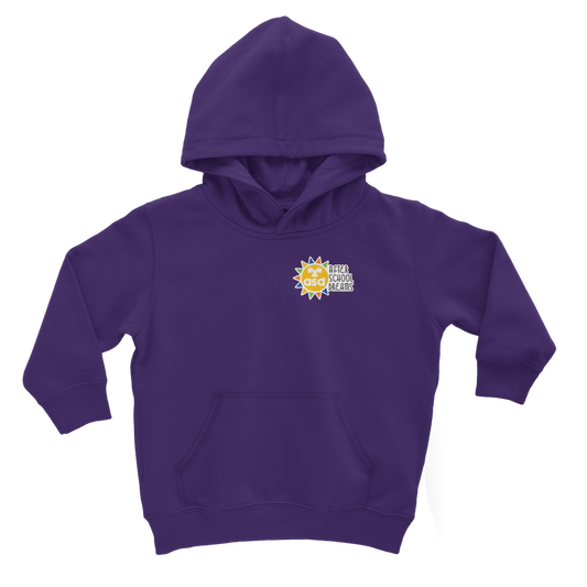 After School Dreams Ping Pong Purple Kids Hoodie