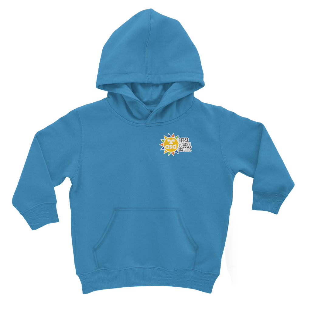 After School Dreams Flamenco Light Blue Kids Hoodie