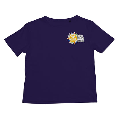 After School Dreams Ping Pong Purple Kids T-Shirt